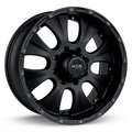 Rtx Alloy Wheel, Crawler 17x8 8x165.1 ET20 CB130 Matte Black 081352